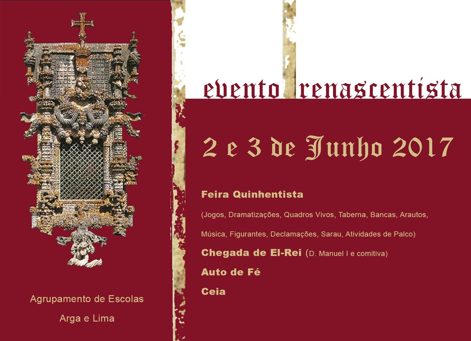 evento renascentista cartaz