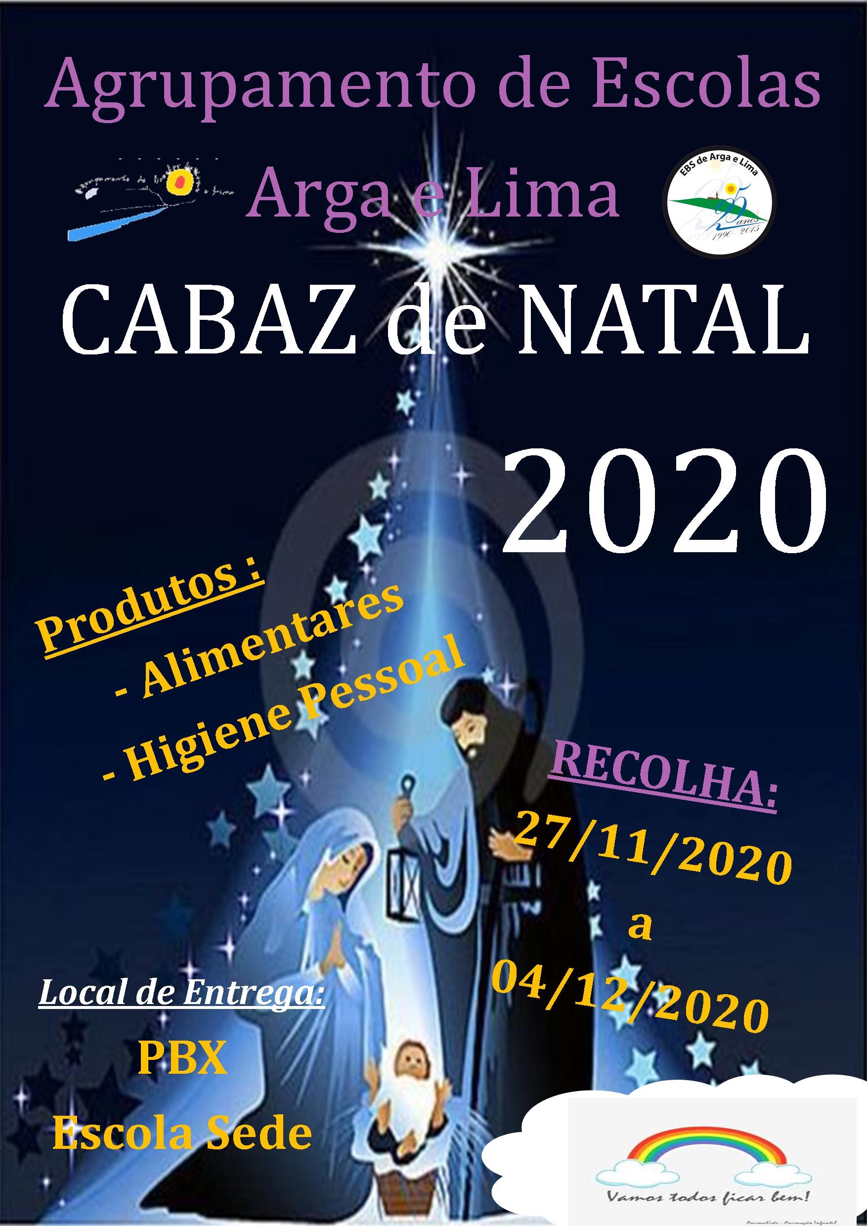 Cartaz Cabaz Natal 2020