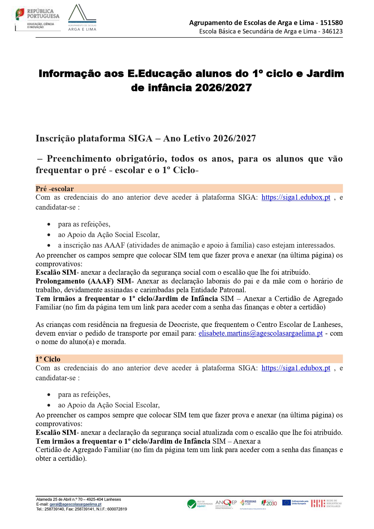 Inf aos ED 1º ciclo e Jardim page 0001