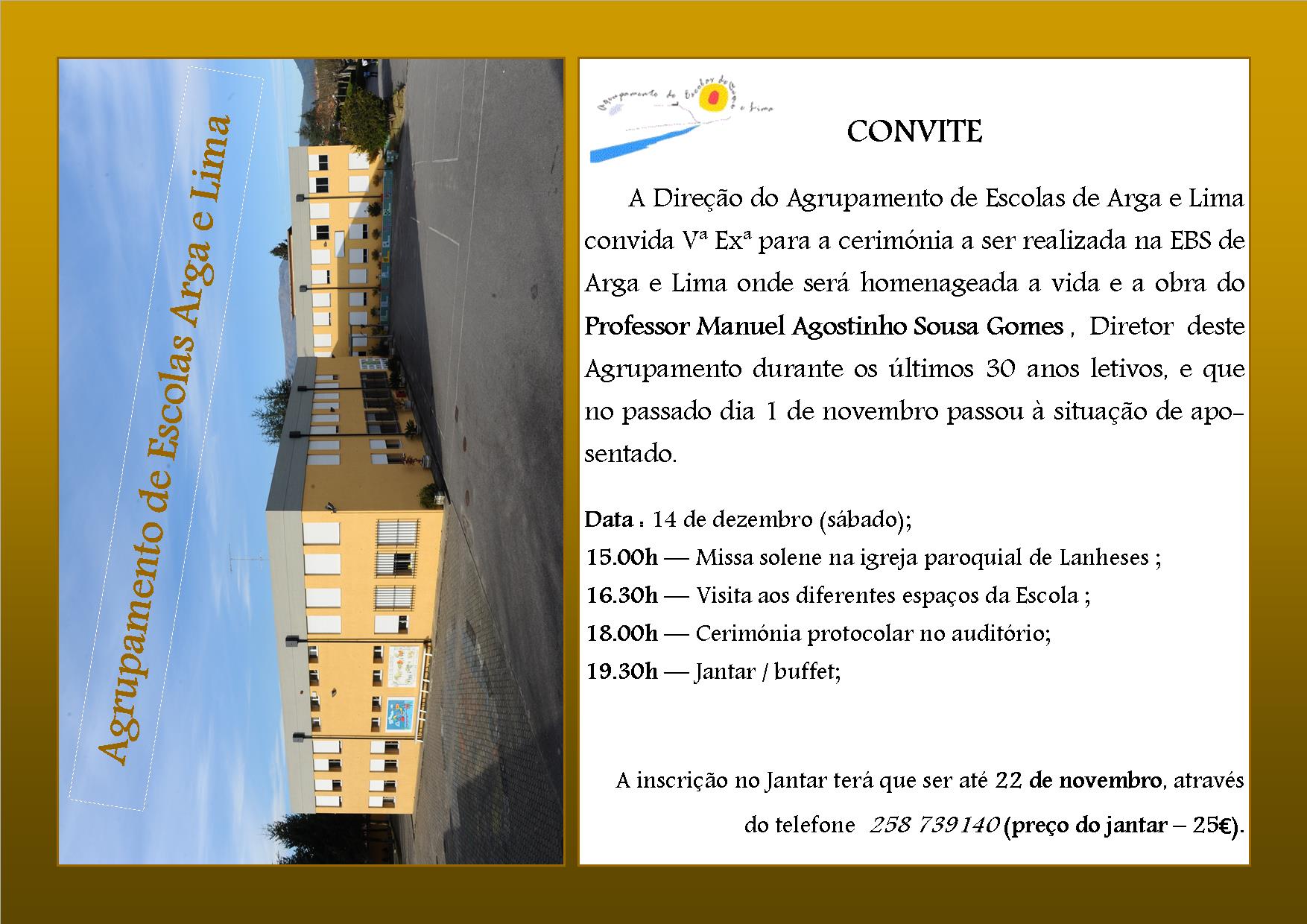 Convite Homenagem